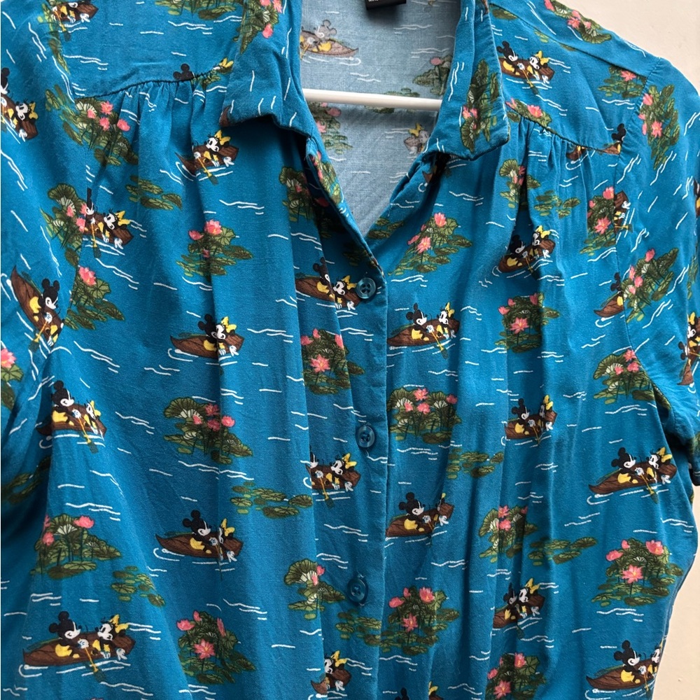 Disney Teal Shirt with Boat Adventure - Picture 2 of 5